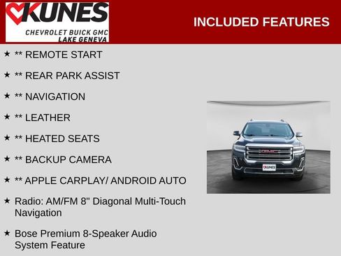 Used 2023 GMC Acadia SLT AWD/4WD image 2