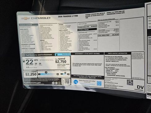 New 2026 Chevrolet Traverse LT w/ Driver Confidence Package image 18