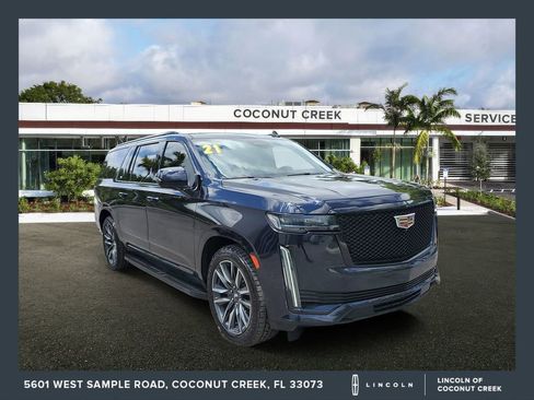 Used 2021 Cadillac Escalade ESV Sport w/ Driver Assist Tech Package AWD/4WD image 1