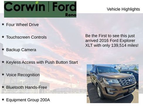 Used 2016 Ford Explorer XLT AWD/4WD image 4