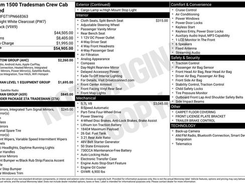 Used 2023 RAM 1500 Tradesman w/ Trailer Tow Group AWD/4WD image 7