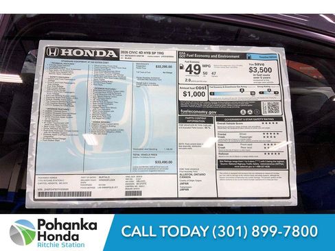 New 2026 Honda Civic Sport Touring image 22