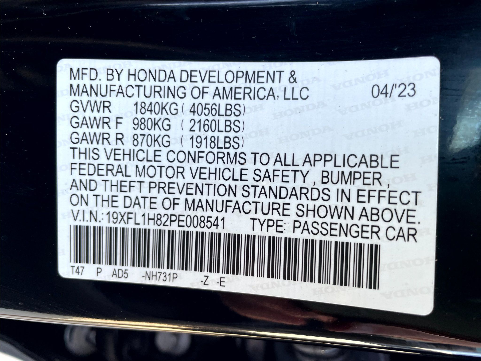 Used 2023 Honda Civic Sport Touring image 23
