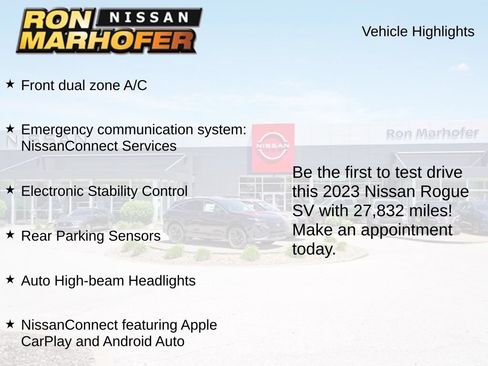 Used 2023 Nissan Rogue SV AWD/4WD image 2