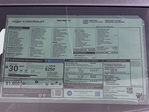 New 2026 Chevrolet Trax LT w/ Driver Confidence Package image 19