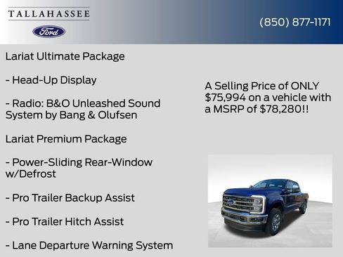 New 2026 Ford F250 Lariat w/ Lariat Ultimate Package image 25
