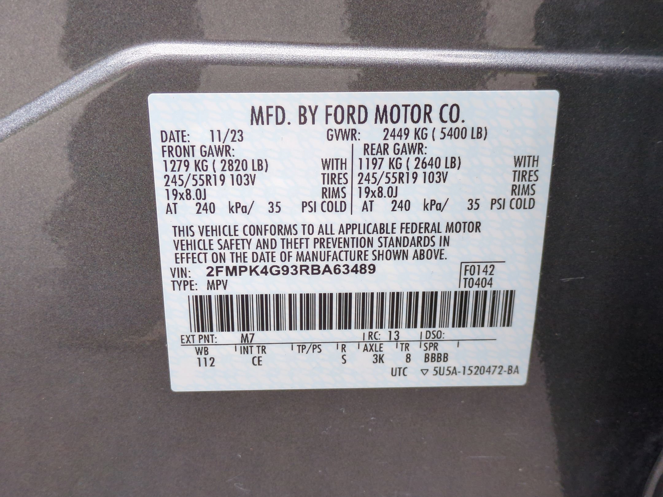 Used 2024 Ford Edge SE w/ Black Appearance Package AWD/4WD image 28