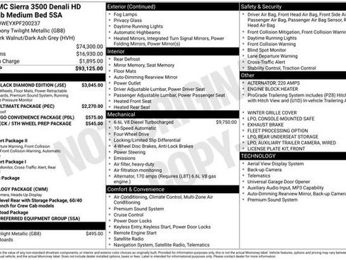 Used 2023 GMC Sierra 3500 Denali w/ Denali Black Diamond Edition image 36