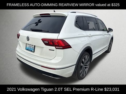 Used 2021 Volkswagen Tiguan SEL Premium R-Line w/ 3rd Row Seat Package image 3