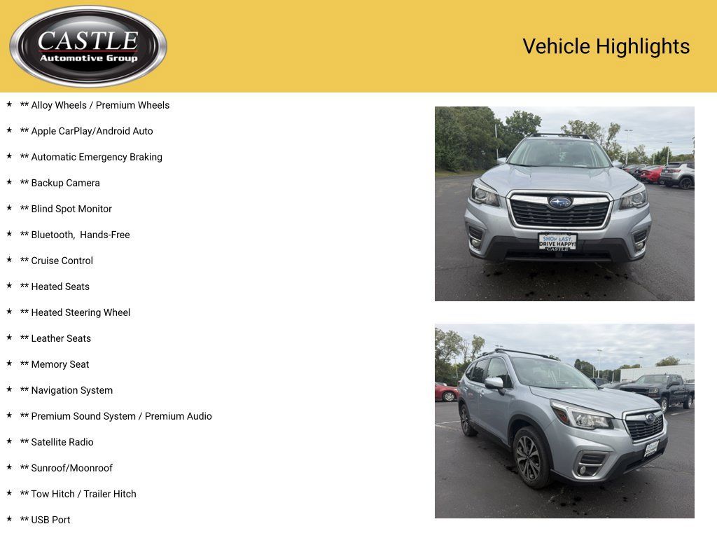 Used 2020 Subaru Forester Limited w/ Popular Package #3 AWD/4WD image 4