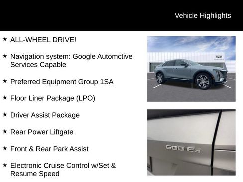 Certified 2024 Cadillac Lyriq Tech w/ Driver Assist Package AWD/4WD image 10