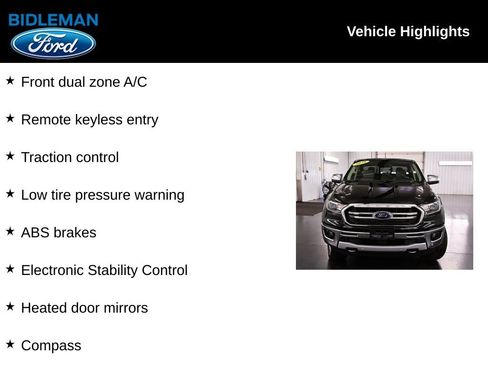 Used 2020 Ford Ranger Lariat w/ Equipment Group 501A Mid image 8