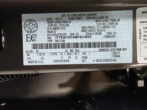 Used 2021 Ford F150 XLT w/ Equipment Group 302A High image 44