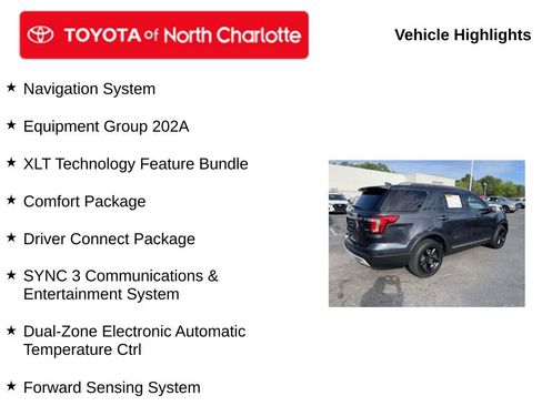Used 2017 Ford Explorer XLT w/ Equipment Group 202A AWD/4WD image 5