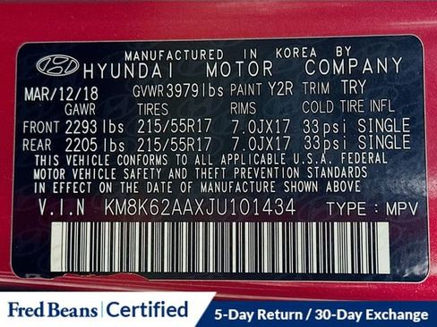 Used 2018 Hyundai Kona SEL w/ SEL Tech Package 02 image 32