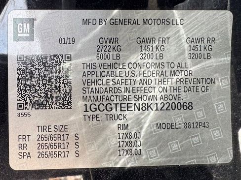 Used 2019 Chevrolet Colorado ZR2 w/ ZR2 Midnight Special Edition image 12