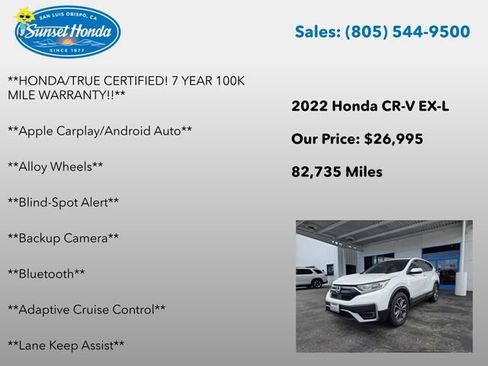 Used 2022 Honda CR-V EX-L image 6