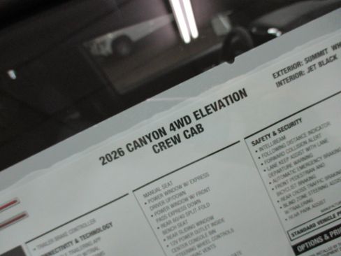 New 2026 GMC Canyon Elevation w/ Convenience Package image 14