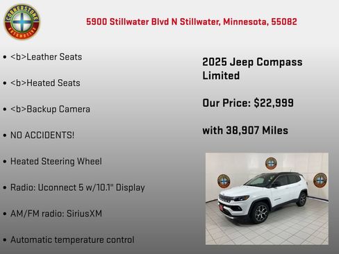 Used 2025 Jeep Compass Limited image 5