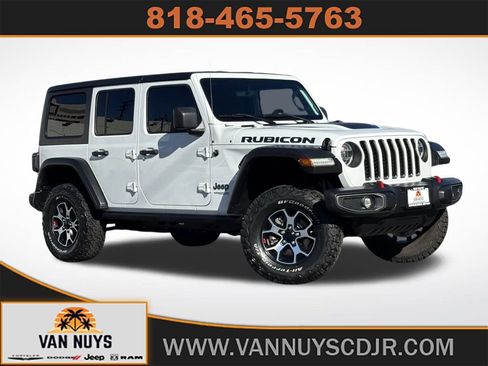 Used 2021 Jeep Wrangler Unlimited Rubicon 4xe image 1