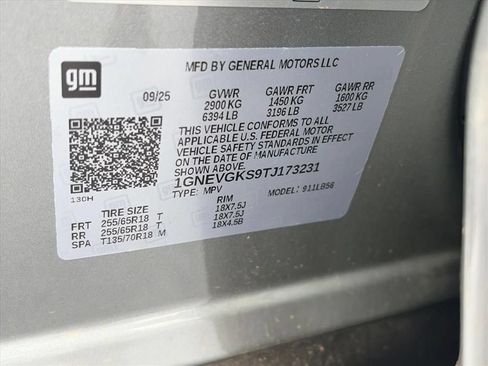 Used 2026 Chevrolet Traverse LT w/ LPO, Floor Liner Package AWD/4WD image 35