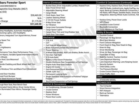 Used 2022 Subaru Forester Sport image 3