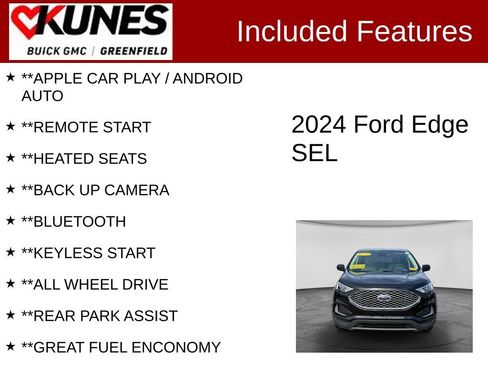 Used 2024 Ford Edge SEL AWD/4WD image 2