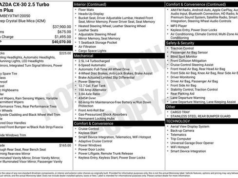 New 2026 MAZDA CX-30 2.5 Turbo w/ Premium Plus Pkg AWD/4WD image 3