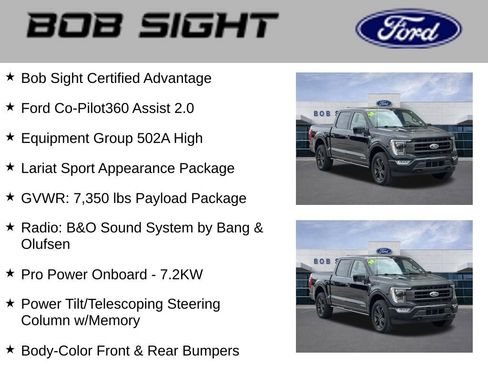 Used 2023 Ford F150 Lariat w/ Equipment Group 502A High image 3