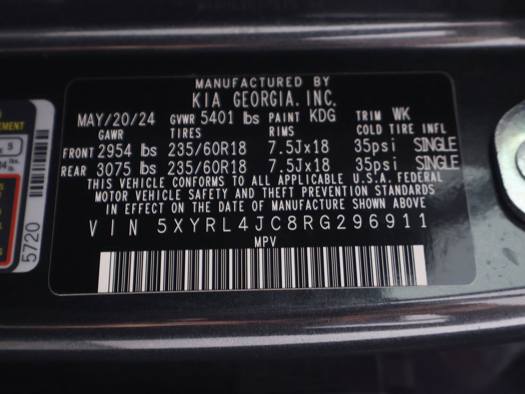 Used 2024 Kia Sorento S w/ Panoramic Sunroof Package FWD image 55