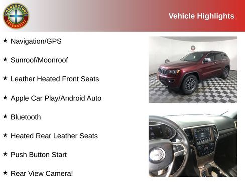Used 2017 Jeep Grand Cherokee Limited AWD/4WD image 2