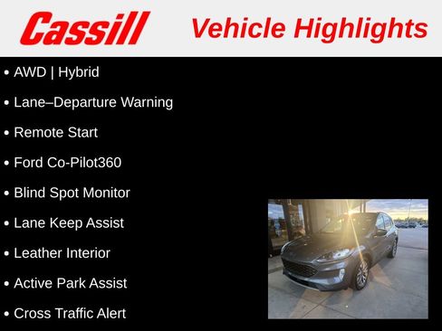 Used 2021 Ford Escape Titanium AWD/4WD image 2