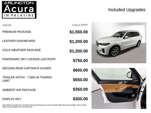 Used 2019 BMW X7 xDrive50i w/ Premium Package image 4