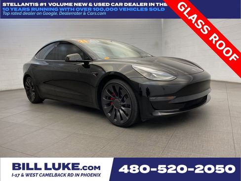 Used 2021 Tesla Model 3 Performance image 1