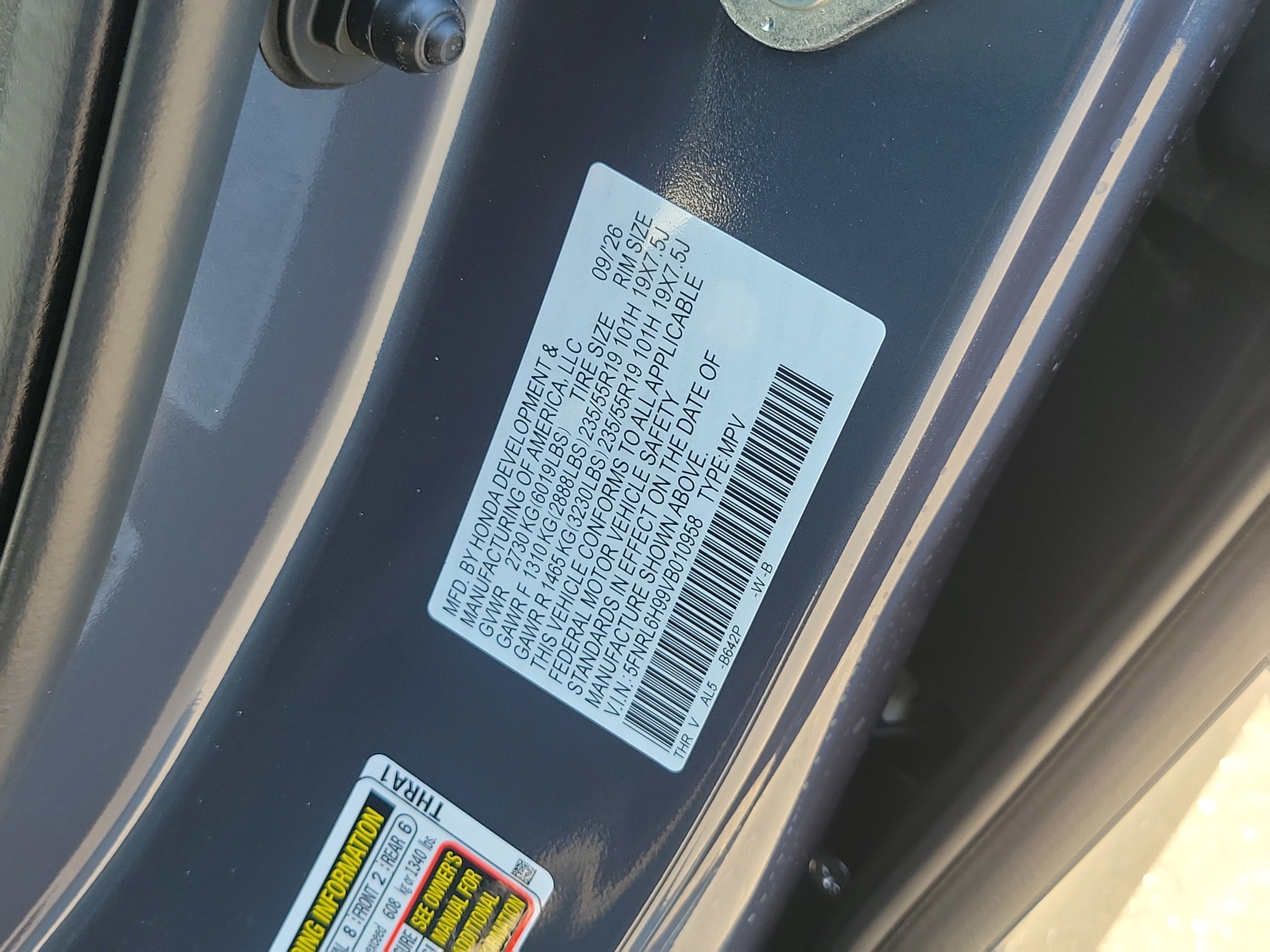 New 2027 Honda Odyssey Elite image 34