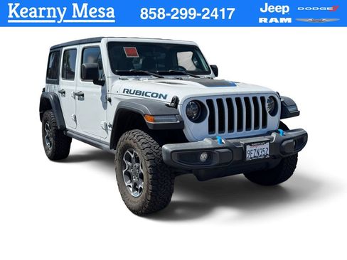 Used 2023 Jeep Wrangler Unlimited Rubicon 4xe AWD/4WD image 1