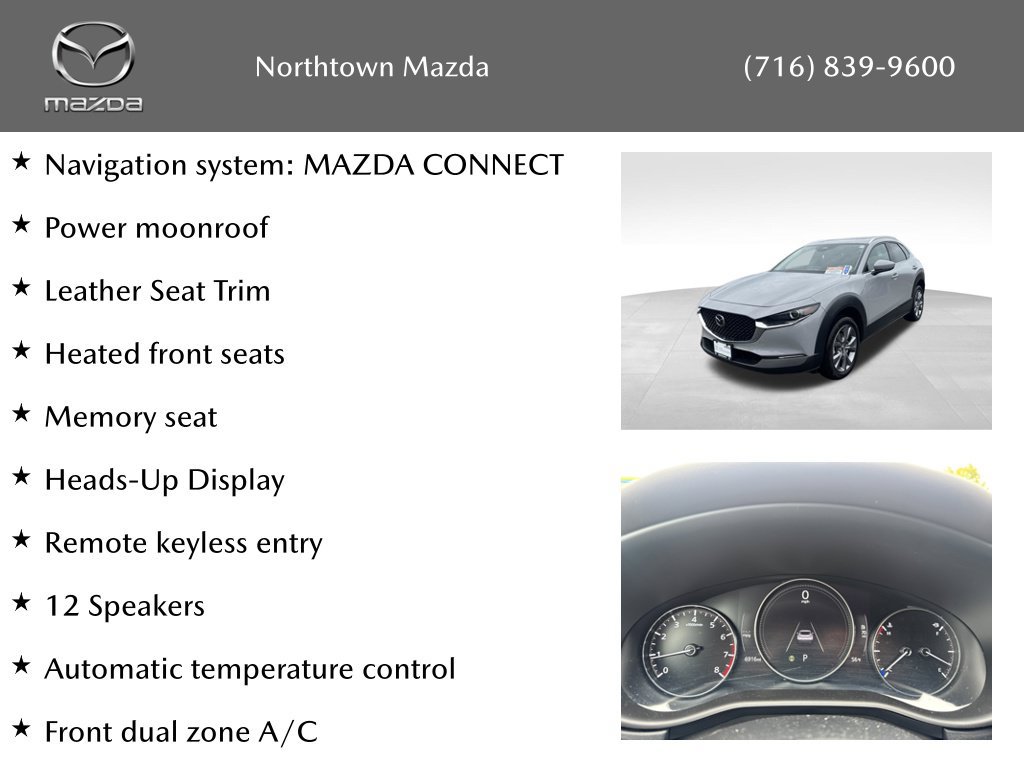 Certified 2025 MAZDA CX-30 AWD 2.5 S w/ Premium Package image 10