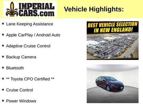 Certified 2025 Toyota Corolla LE image 3