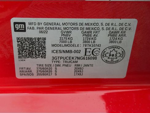 Used 2022 GMC Sierra 1500 Elevation w/ LPO, Elevation Black Package image 32