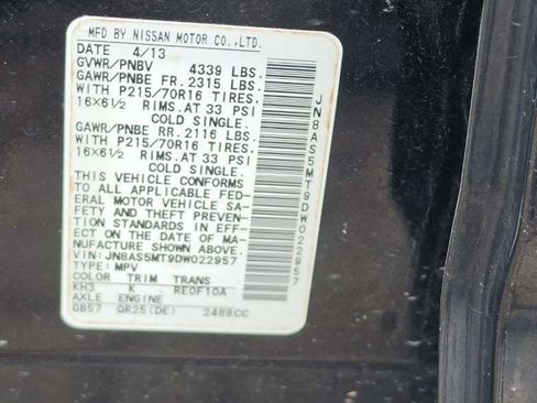 Used 2013 Nissan Rogue S w/ Special Edition Pkg FWD image 9