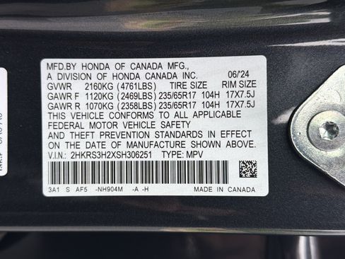 Certified 2025 Honda CR-V LX image 36