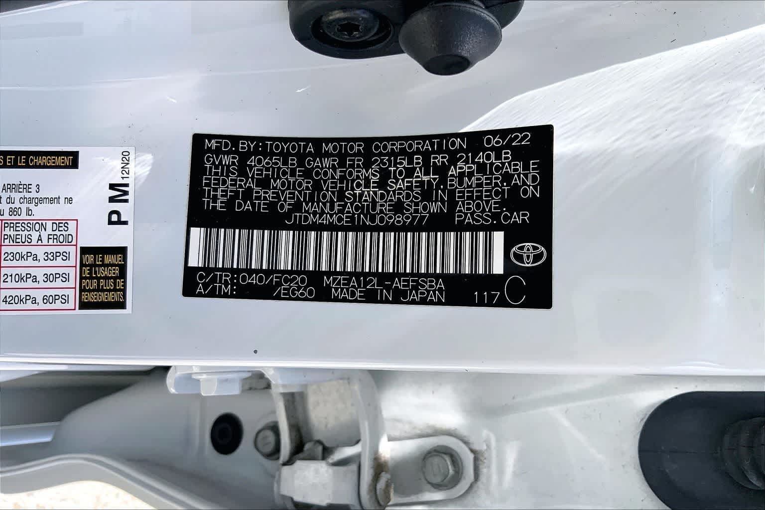 Used 2022 Toyota Corolla SE FWD image 20