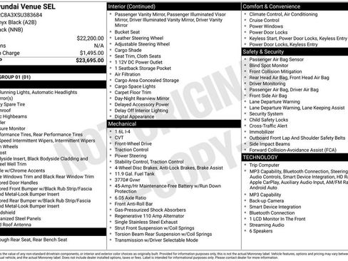 Used 2025 Hyundai Venue SEL FWD image 11