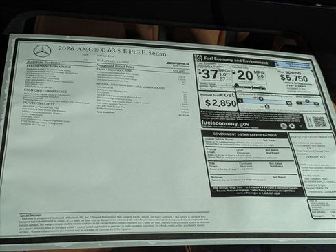 New 2026 Mercedes-Benz C 36 AMG S image 19