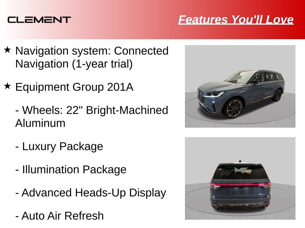 Used 2025 Lincoln Aviator Reserve w/ Equipment Group 201A AWD/4WD image 9
