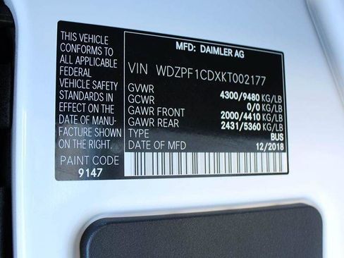 Used 2019 Mercedes-Benz Sprinter 2500 image 51