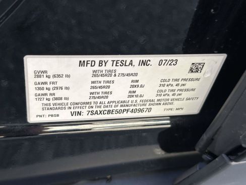 Used 2023 Tesla Model X AWD/4WD image 14