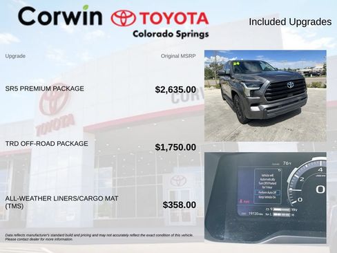 Used 2024 Toyota Sequoia SR5 w/ SR5 Premium Package AWD/4WD image 4