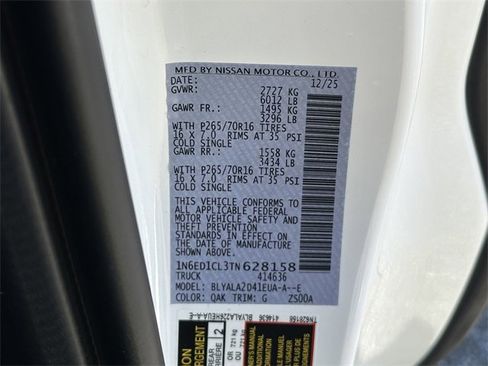 New 2026 Nissan Frontier S image 26