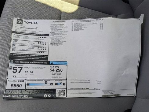 New 2026 Toyota Prius LE FWD image 17